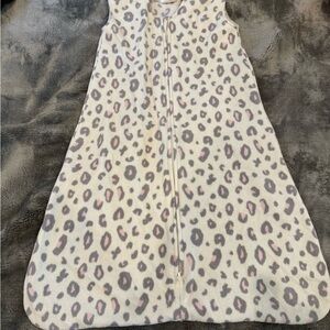 Leopard Print Sleeveless Baby Sleeping Bag